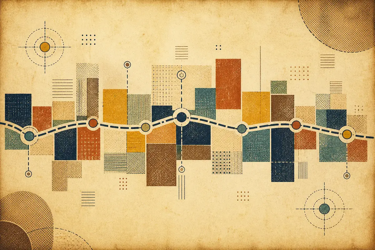 Abstract illustrated map composition for Dartmouth, United States