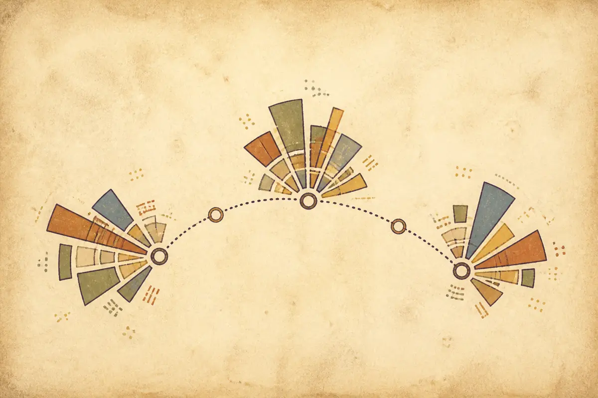Abstract illustrated map composition for Dover, United States