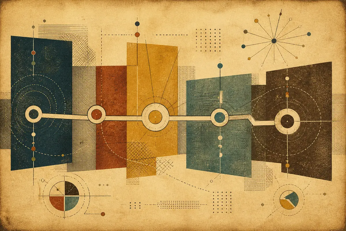 Abstract illustrated map composition for Northport, United States