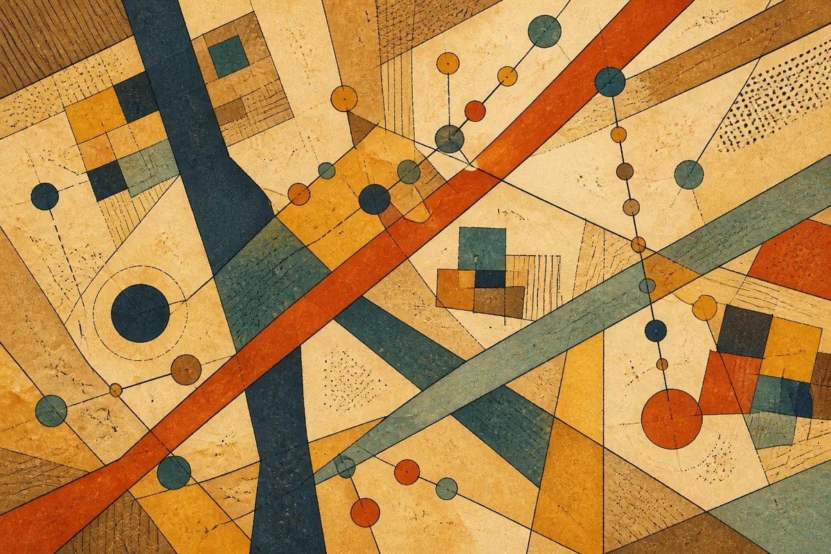 Abstract illustrated map composition for Pinellas Park, United States