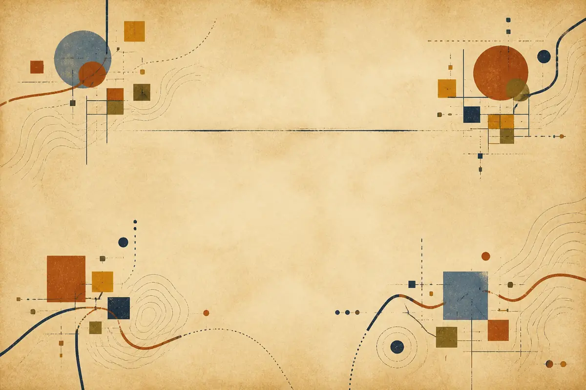 Abstract illustrated map composition for Pocatello, United States