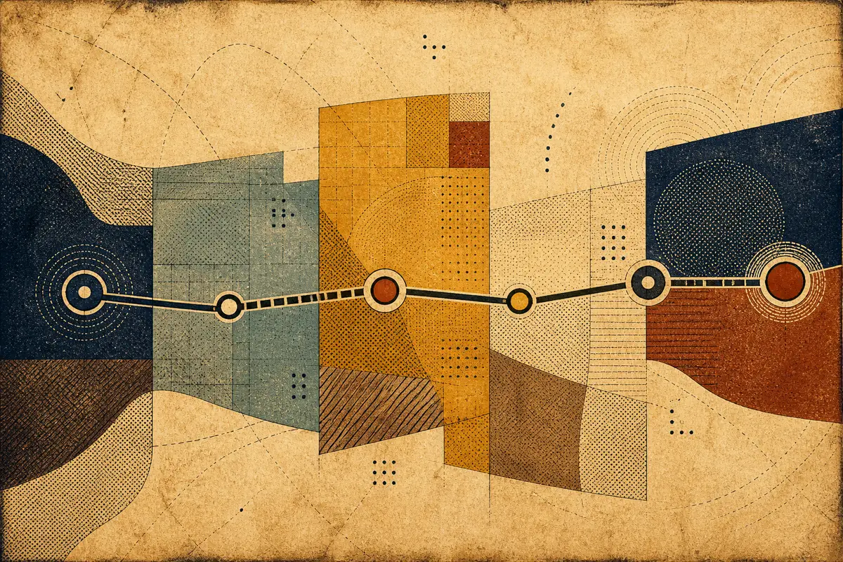 Abstract illustrated map composition for Short Pump, United States
