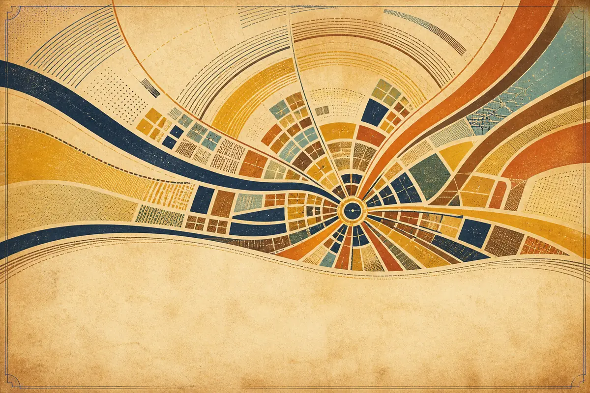 Abstract illustrated map composition for Spring Hill, United States