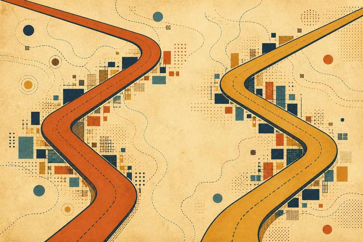 Abstract illustrated map composition for Wheaton, United States